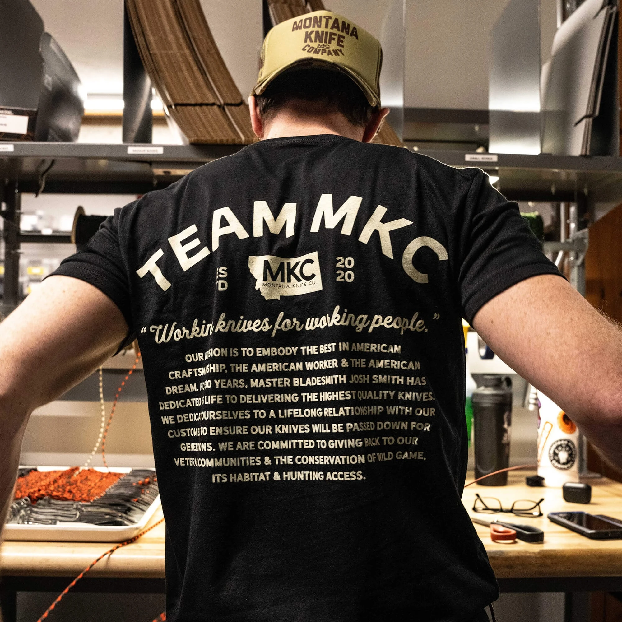 Camiseta táctica TEAM MKC negra unisex alta gama para outdoor - imagen 2