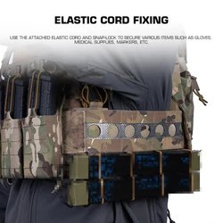 Panel táctico Drop Wing desmontable para caza y airsoft