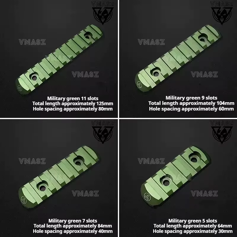 Adaptador carril Picatinny 20mm MLOK MOE Keymod nylon metal nido abeja - imagen 5