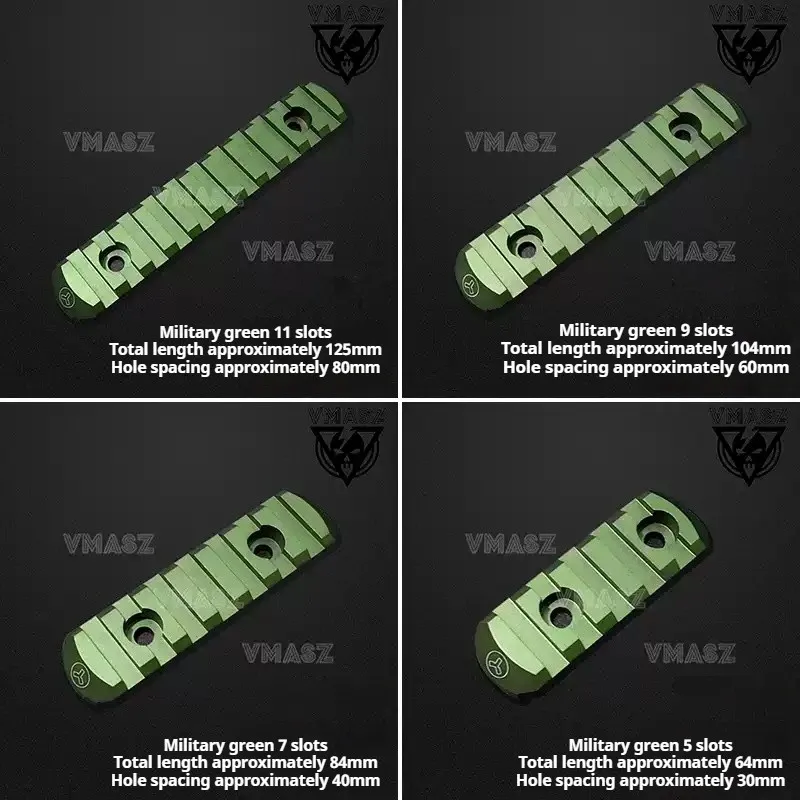 Riel Picatinny MOE/M-LOK/Keymod 20mm panal para armas tácticas - imagen 2