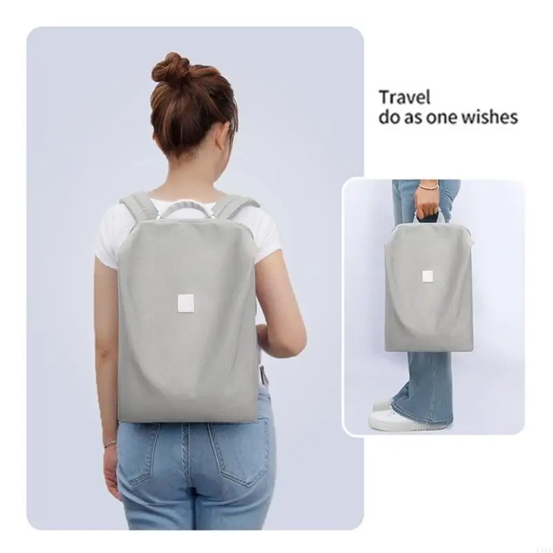 Bolso bandolera para ordenador portátil de lona a prueba golpes - imagen 3