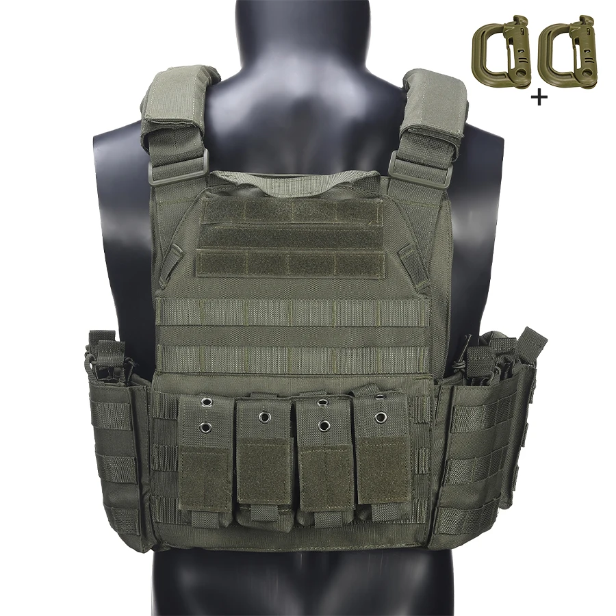 Chaleco táctico ligero ajustable con mochila desmontable aire libre - imagen 3