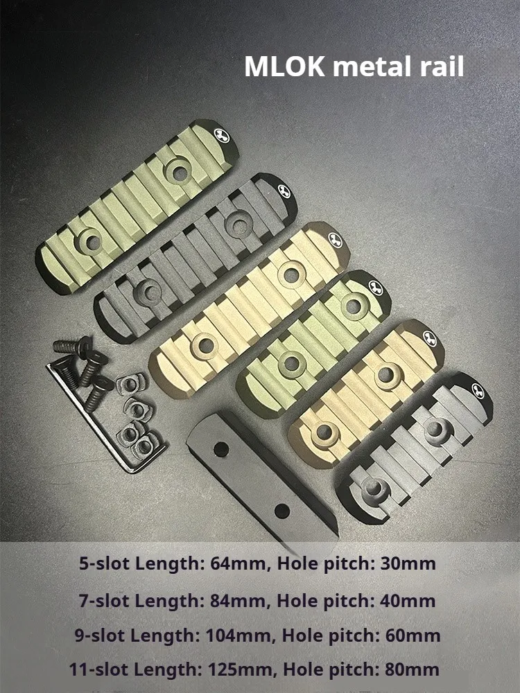 Element guardamanos riel táctico Picatinny 20 mm metal MOE/MLOK