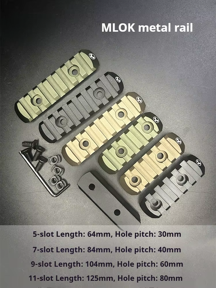 Element guardamanos riel táctico Picatinny 20 mm metal MOE/MLOK