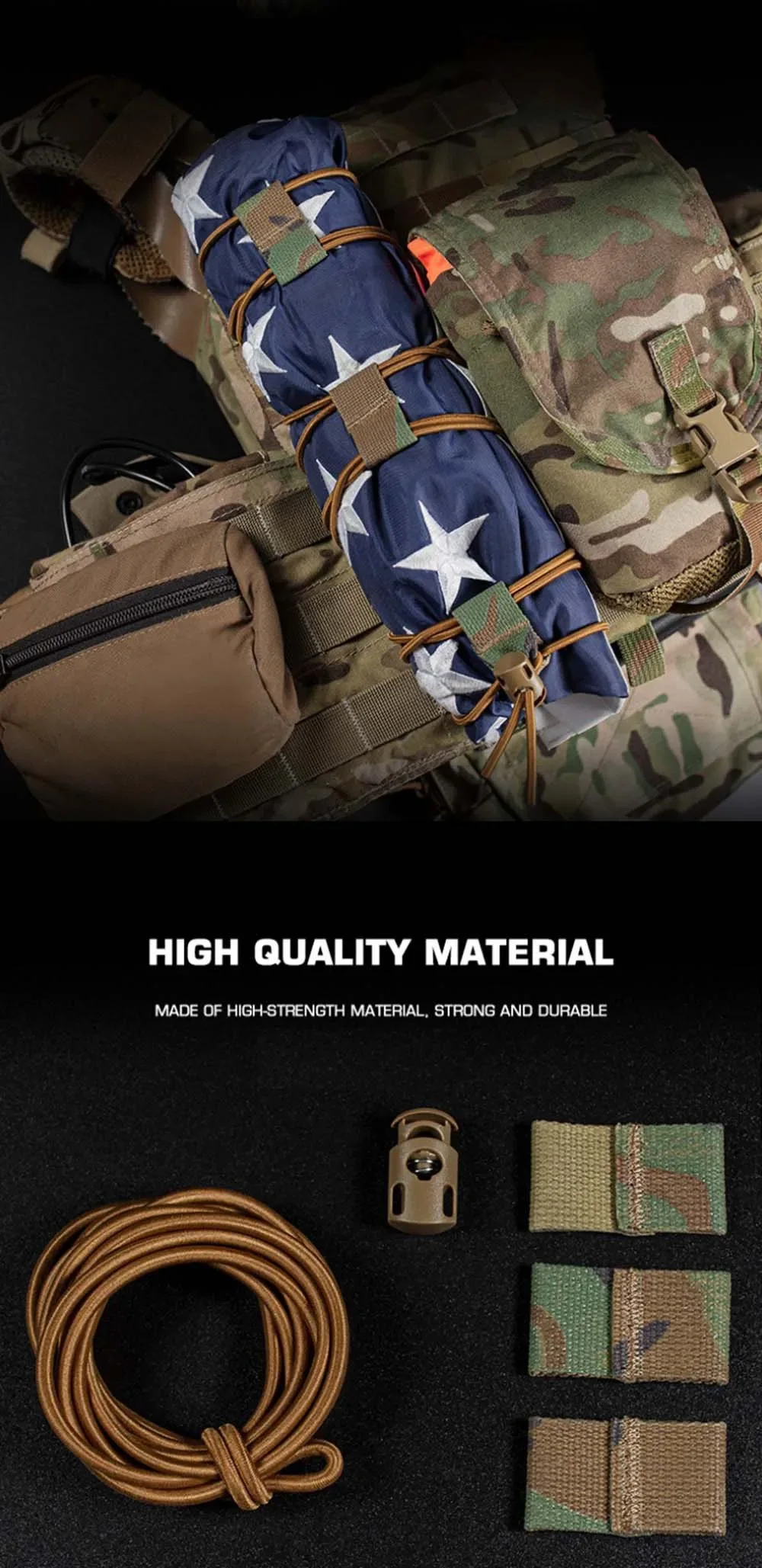 Kit de accesorios para sujeción de equipo