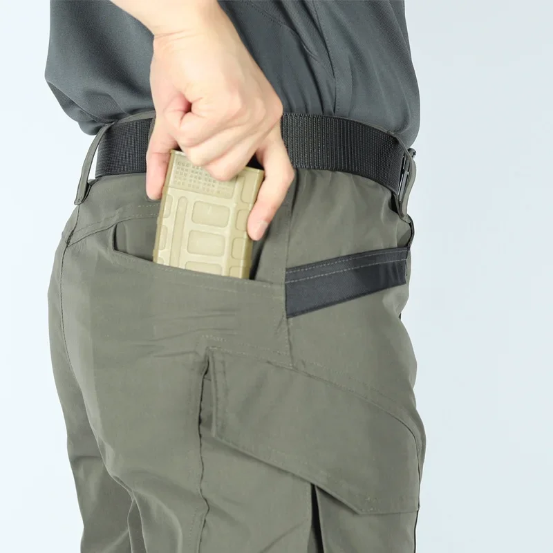 Pantalones tácticos cargo para hombre, resistentes al desgaste