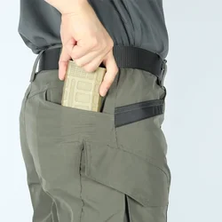 Pantalones tácticos cargo para hombre, resistentes al desgaste