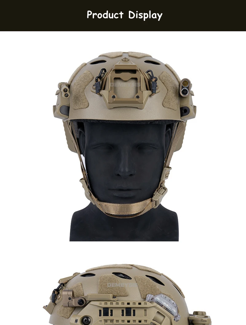 Luces LED y señales del casco táctico