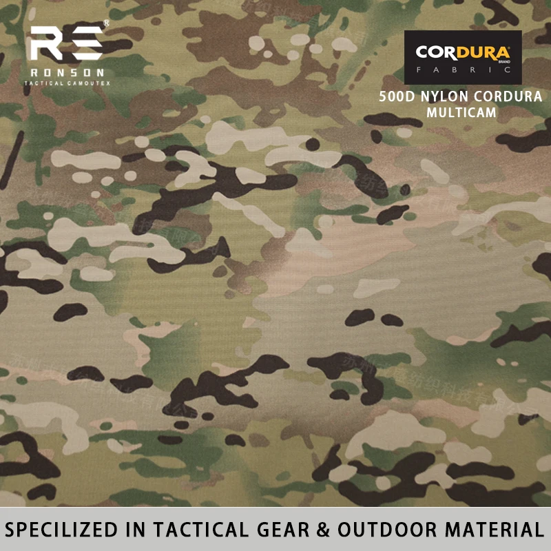 Tela Cordura nailon camuflaje PU impermeable para mochilas tácticas