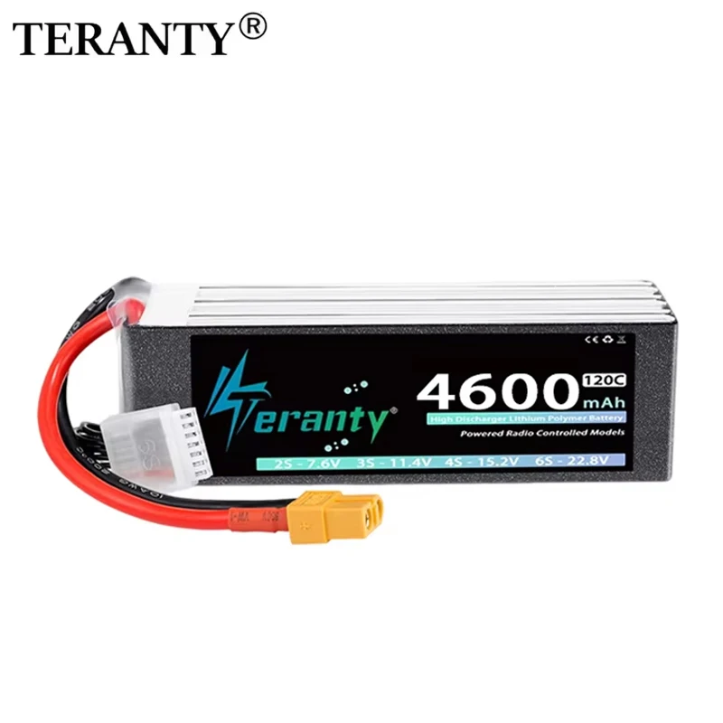 TERANTY Batería LiPo de alta descarga conector XT60 para FPV RC - imagen 3