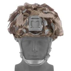 CS Funda casco airsoft camuflaje 3D cortado láser ligera