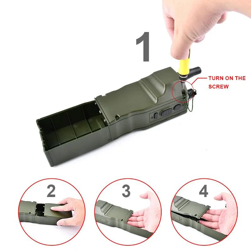 PRC-152 funda radio táctica dummy con antena para walkie interfono - imagen 4