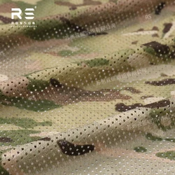 Tela táctica camuflada de malla tricot para confección