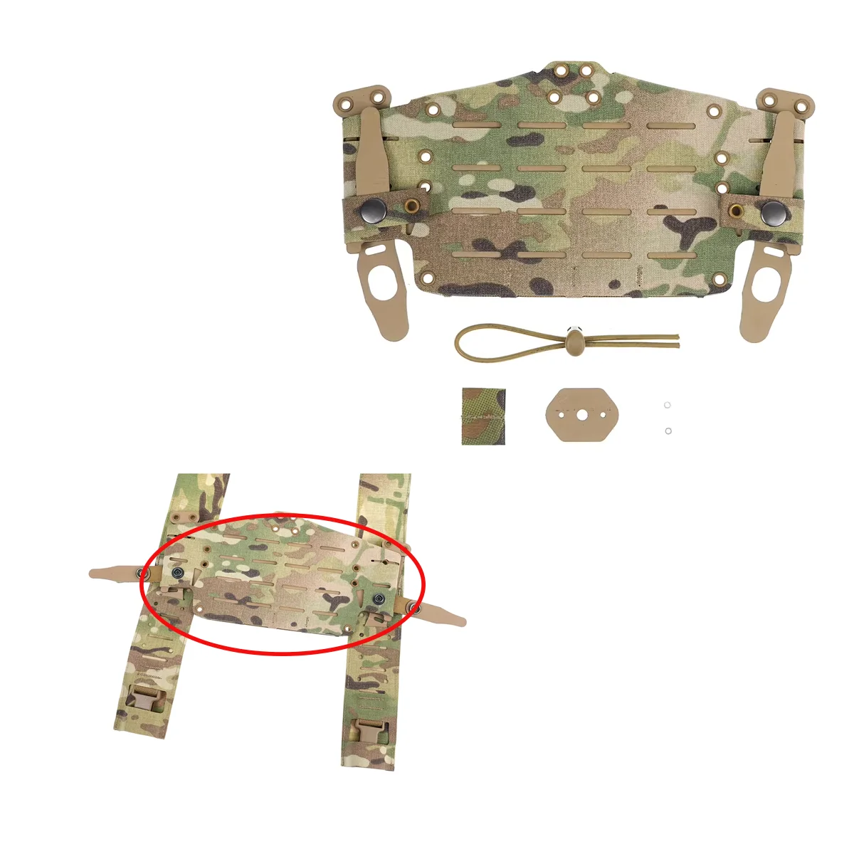 Panel táctico de extensión con correa en H y base de navegación - imagen 2