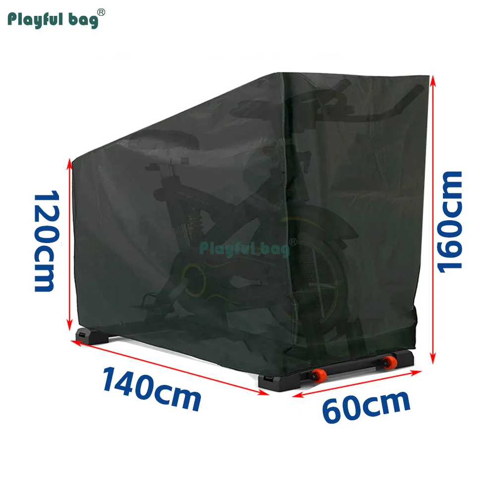 Funda impermeable bicicleta spinning Oxford 210D, antipolvo y lluvia - imagen 5