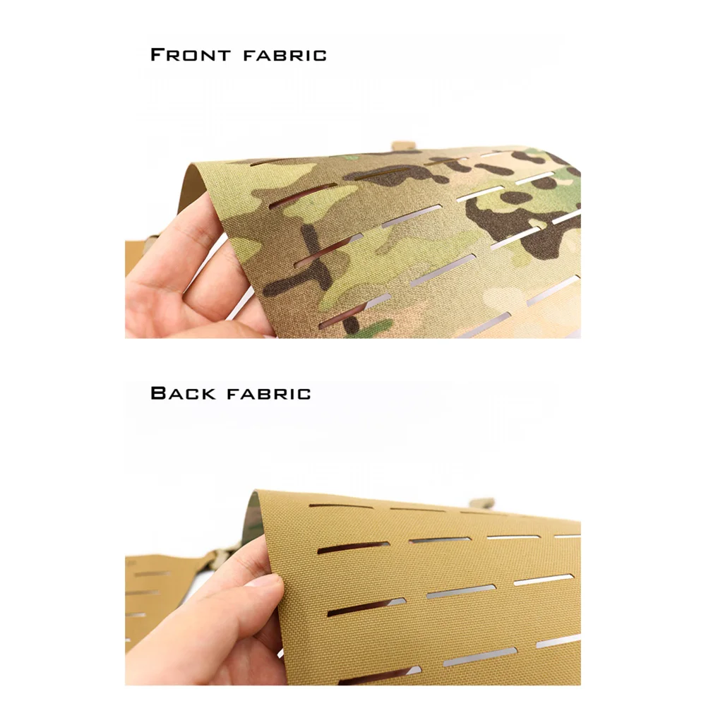 Panel colgante MOLLE en uso