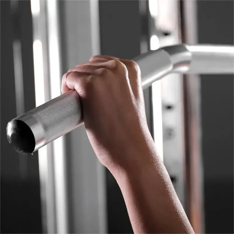 Barra de polea recta antideslizante para cable y remo entrenamiento - imagen 3