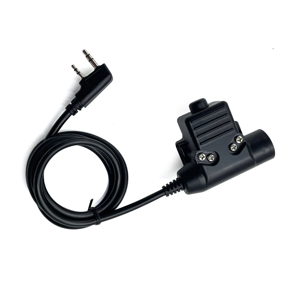 Adaptador PTT táctico U94 para radios Kenwood y Baofeng