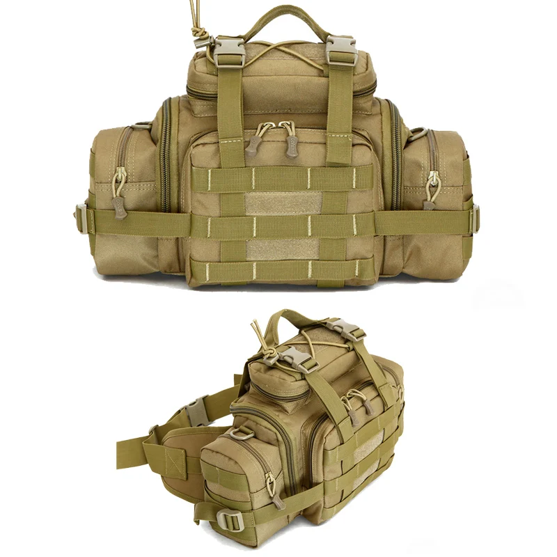Riñonera MOLLE táctica extensible – Bolso cruzado caza y pesca - imagen 2