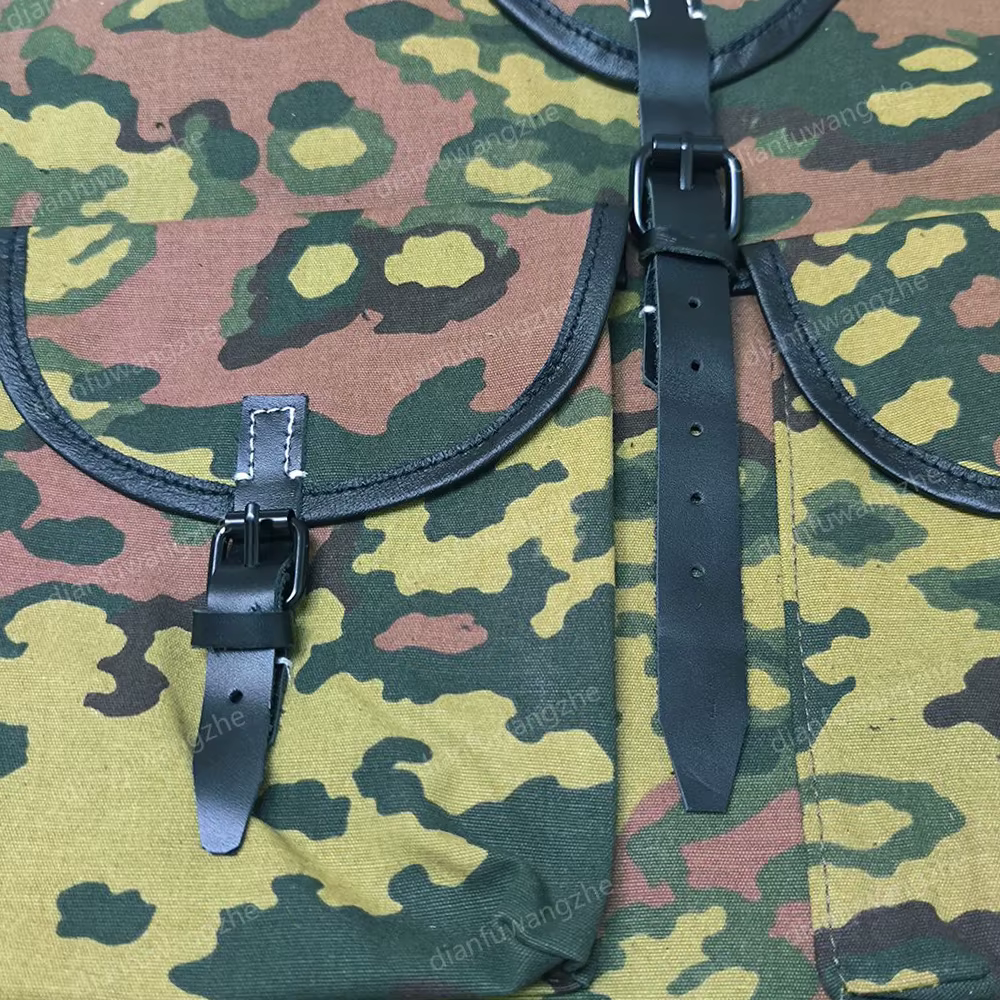 Mochila táctica alemana M31 II Guerra Mundial camuflaje gran capacidad - imagen 5