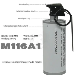 M116A1 réplica militar metálica modelo estático sin función colección