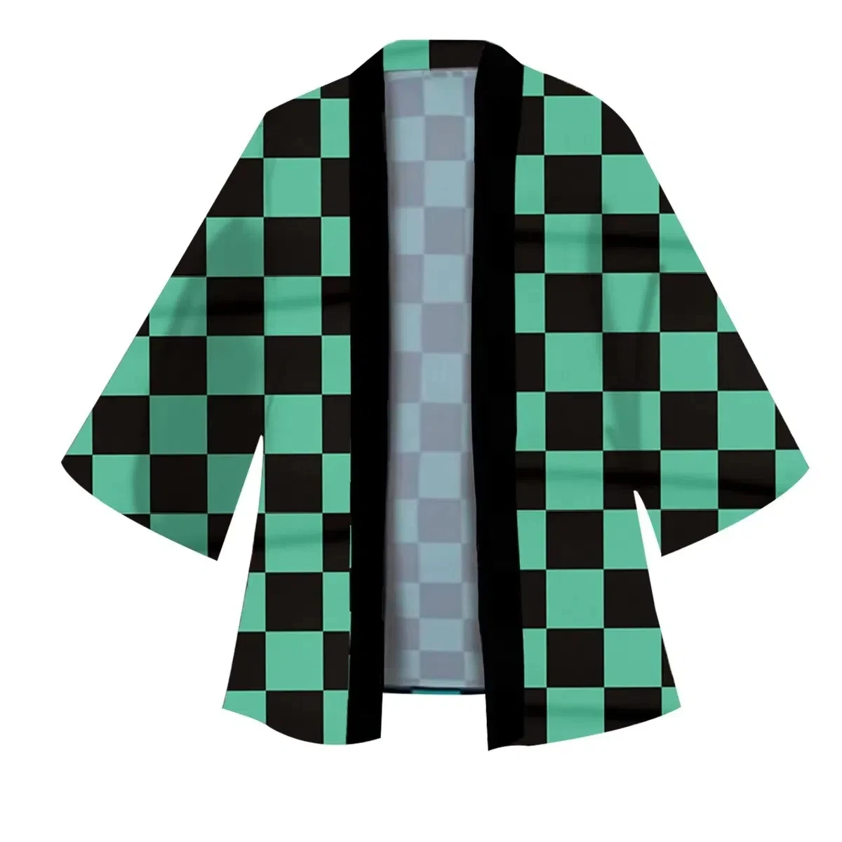 Kimono cosplay japonés Kochou Shinobu y Tanjirou Kamado haori - imagen 5