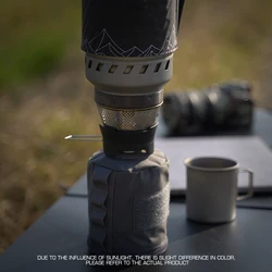 Bolsa de almacenamiento de gas camuflaje grande con cremallera