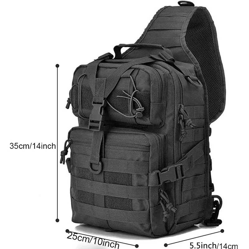 Bolso bandolera táctico Rover para asalto, camping y caza hombre - imagen 3