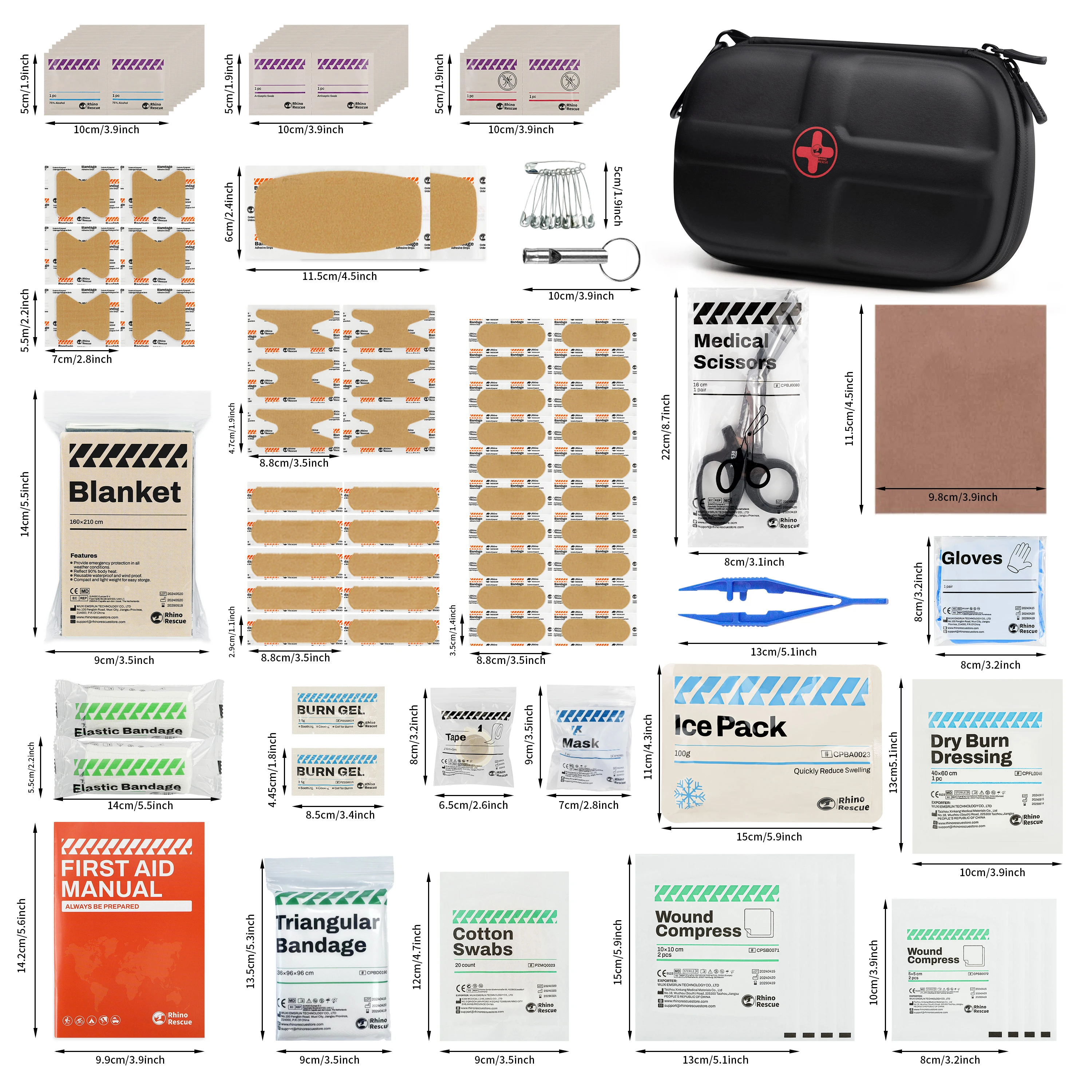 RHINO RESCUE IFAK impermeable botiquín táctico kit emergencia - imagen 5