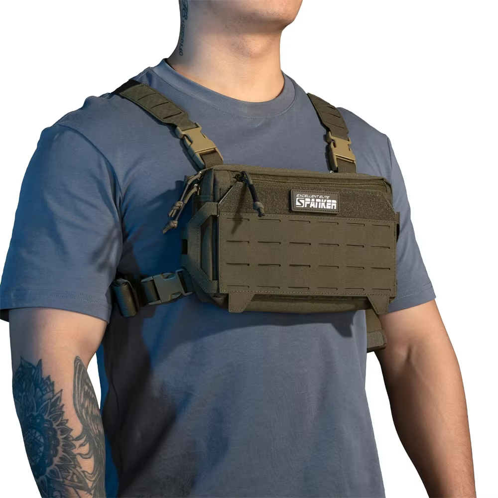 Pechera MOLLE táctica modular caza outdoor - imagen 5
