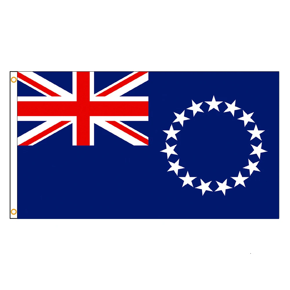 FLAGLINK Bandera de las Islas Cook para decoración - imagen 4