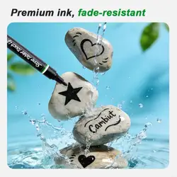Marcador de pintura para piedra exterior resistente al agua y calor