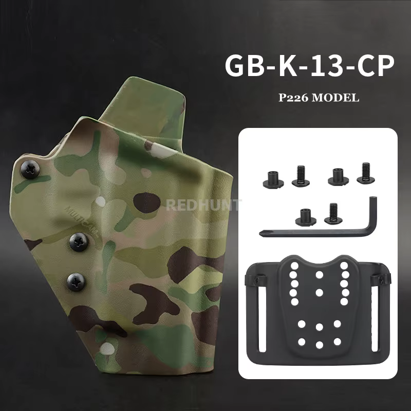 Funda kydex táctica para Glock G17 – Cintura con retención - imagen 4