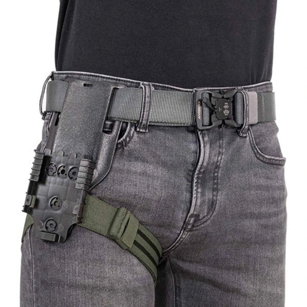 Funda táctica Glock con luz X300, QLS y correa de pierna - imagen 4