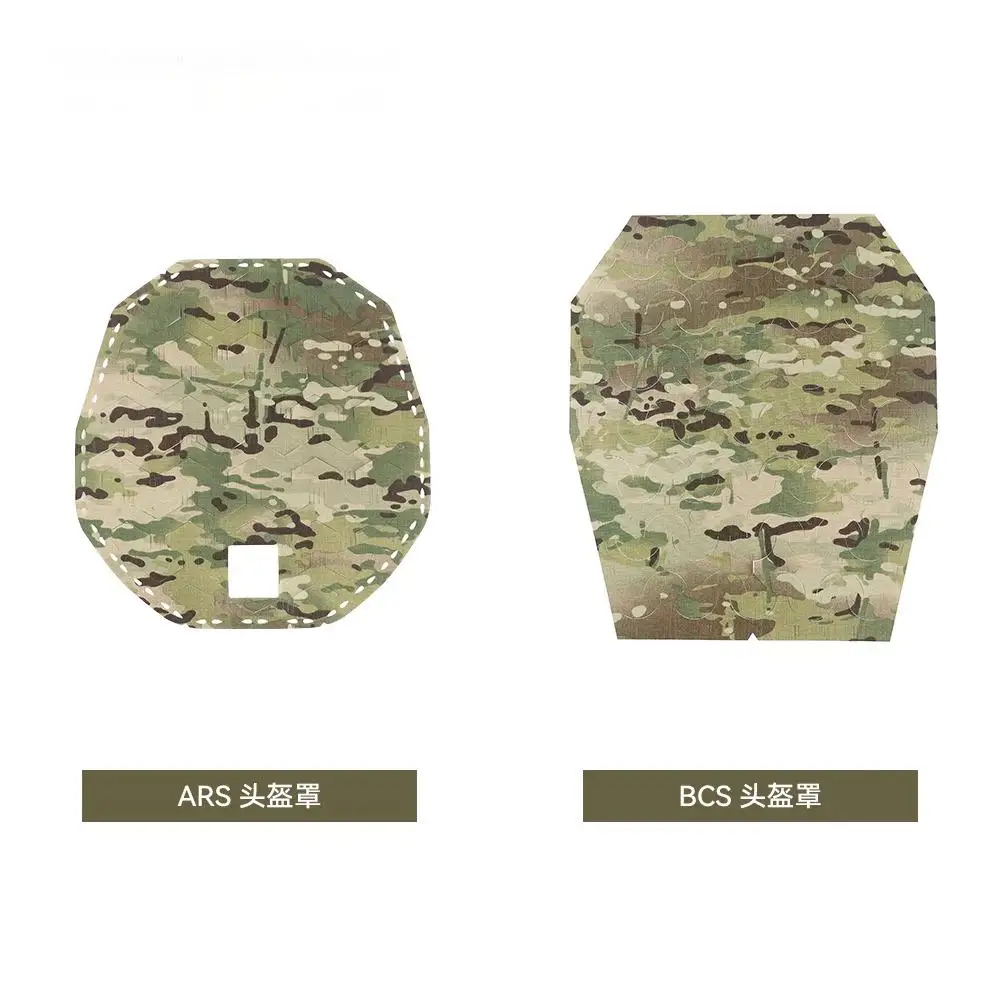 ARS BCS cubrecasco táctico camuflaje Multicam con capucha integrada - imagen 3