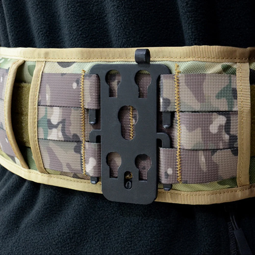 VULPO Placa Adaptadora MOLLE Sistema de Montaje Bolsas Tácticas - imagen 4