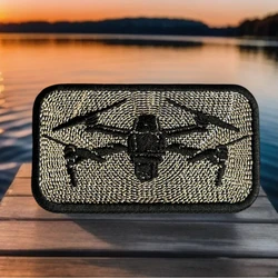 Parche táctico UAV bordado con velcro para mochila
