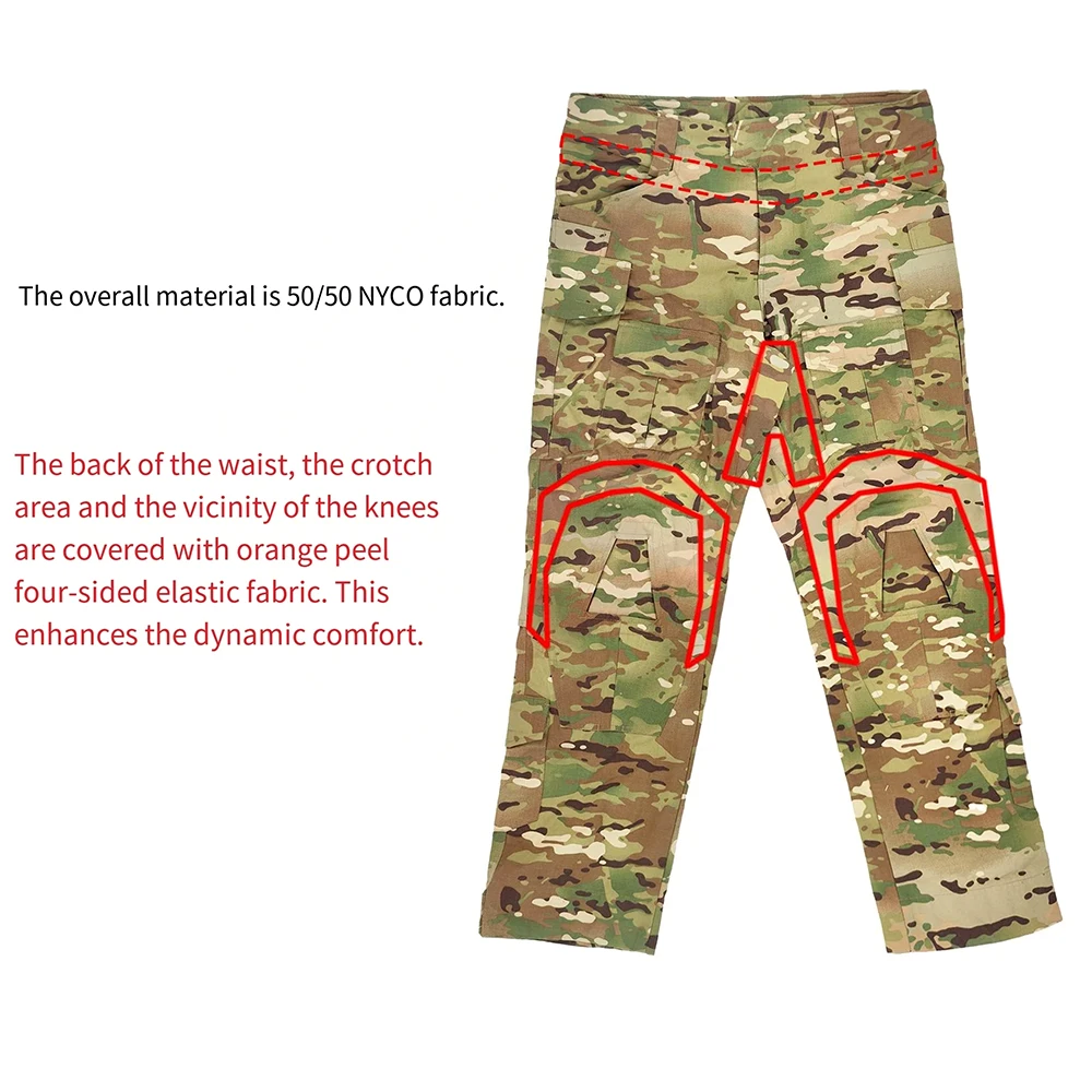 Conjunto de pantalones de combate G3