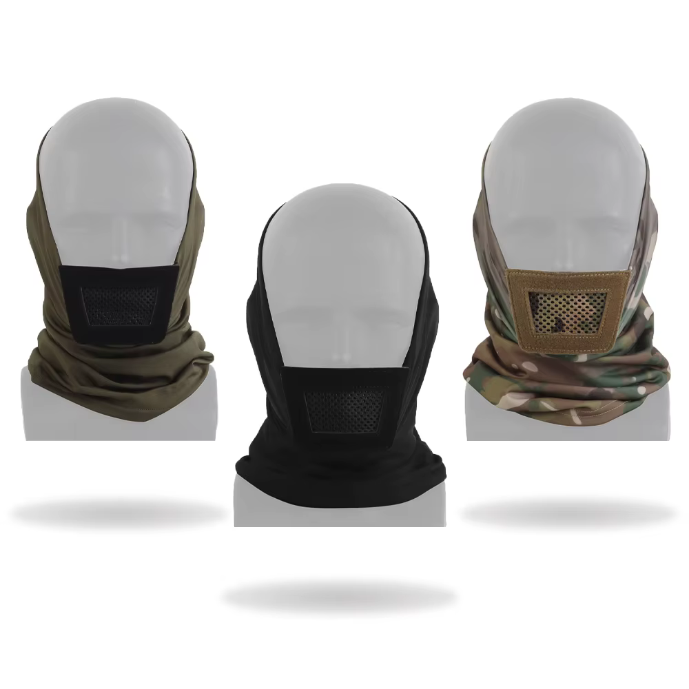 Protector bucal táctico para casco de malla transpirable y elástico - imagen 5