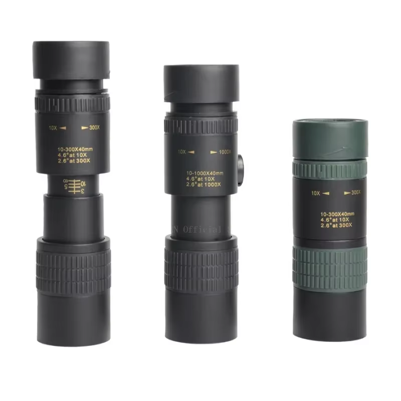 Telescopio monocular largo alcance HD para caza y acampada