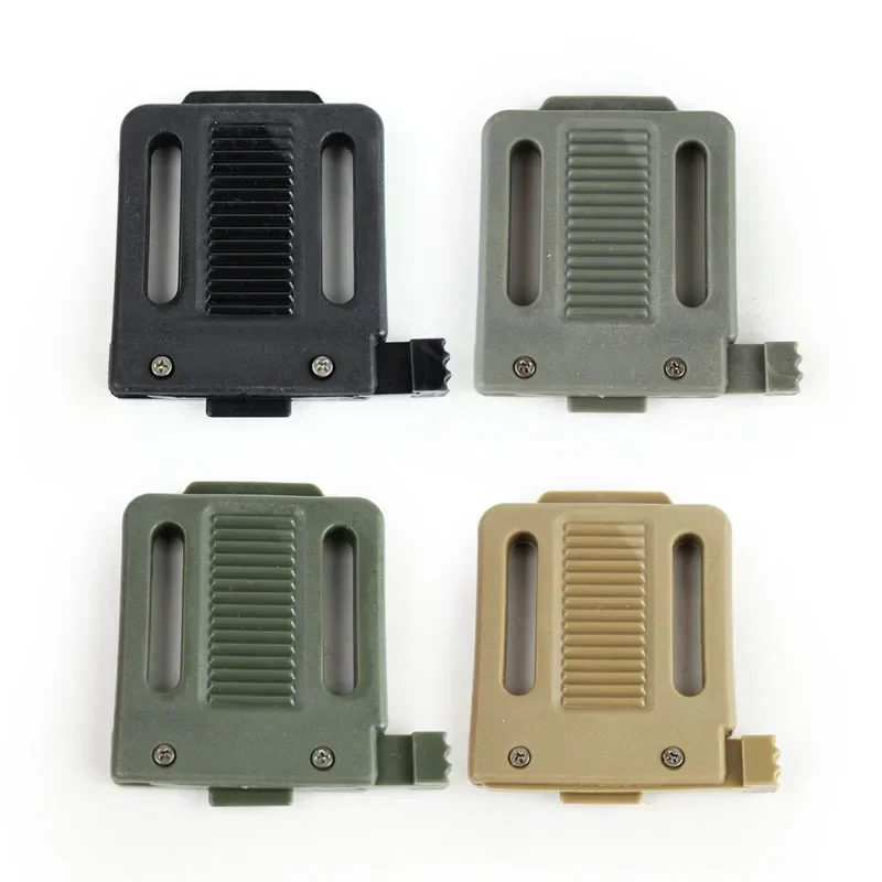 Vista del adaptador en distintos colores (negro, gris, verde, arena)