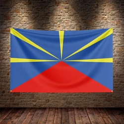 Bandera Isla de la Reunión para decoración y exterior