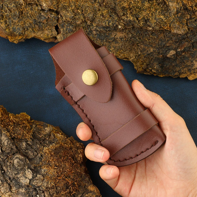 Funda para cuchillo plegable de cuero vaca exterior - imagen 2