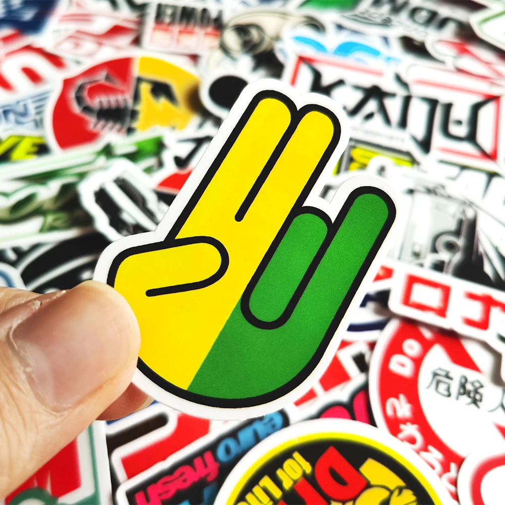 Pegatina vinilo JDM estilo Graffiti para coche o moto