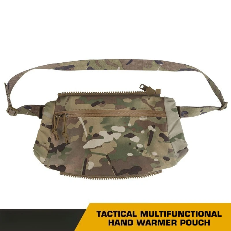 Riñonera táctica con bolsillo calentador para airsoft caza e invierno - imagen 3