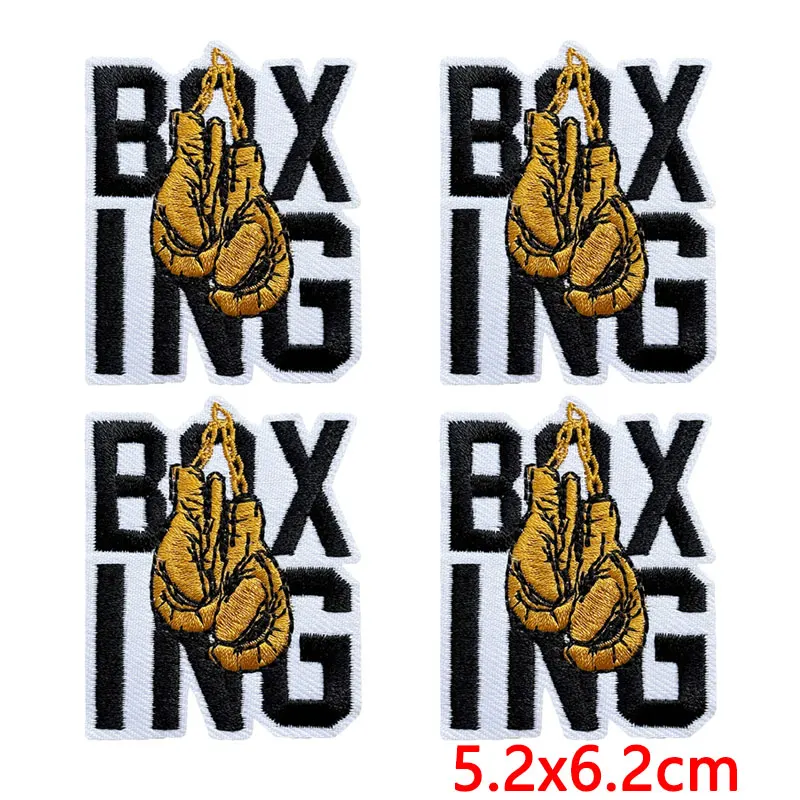 Parche termoadhesivo guantes de boxeo para ropa - imagen 3