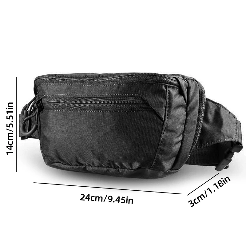 Riñonera táctica MOLLE ripstop resistente y ligera para exteriores - imagen 5