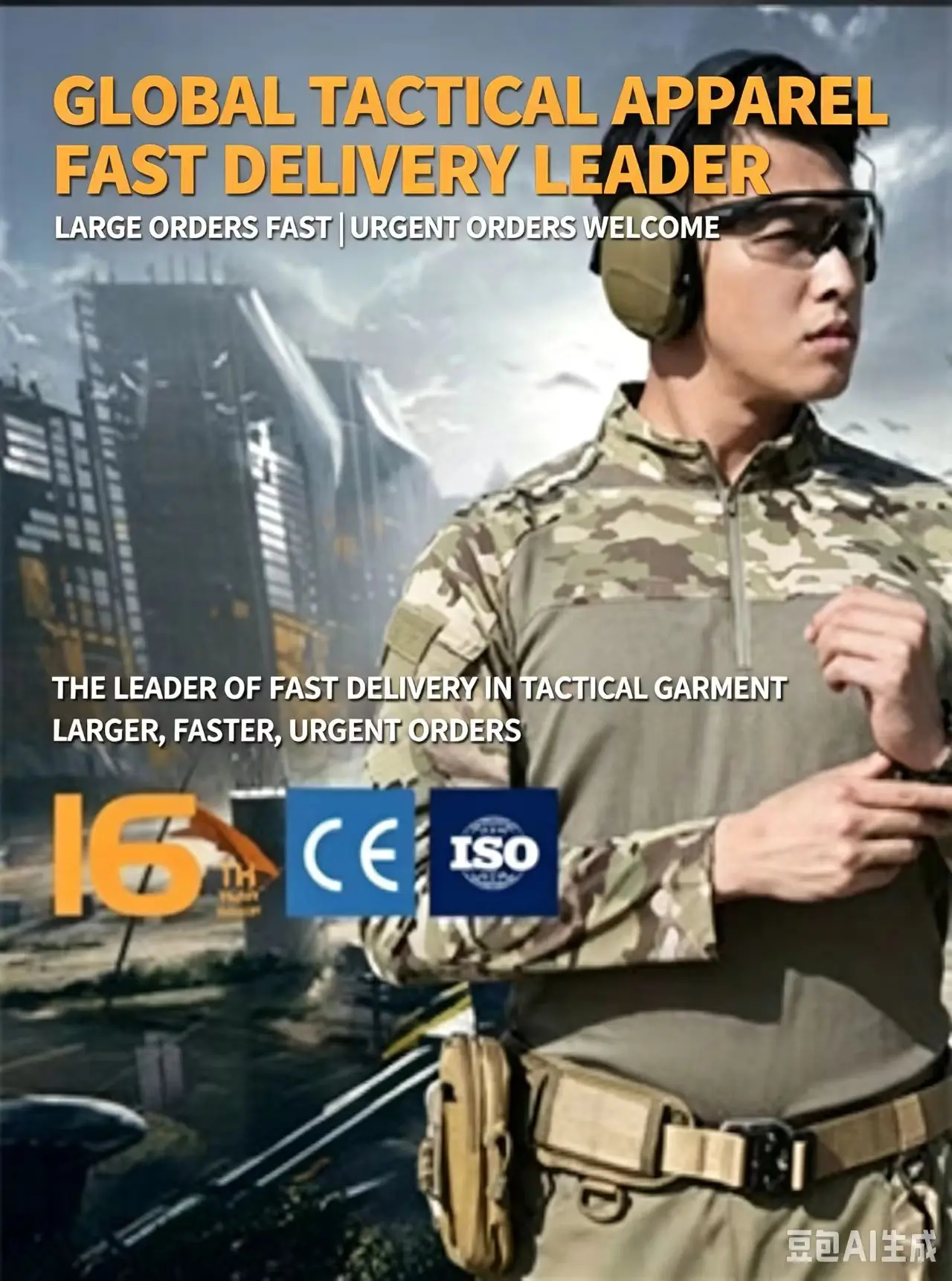 Pantalones tácticos largos PAVEHAWK