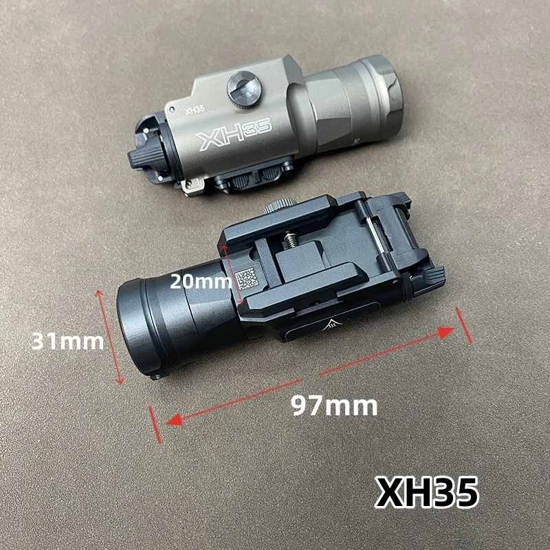Linterna táctica SureFire para riel Picatinny, luz de arma - imagen 3
