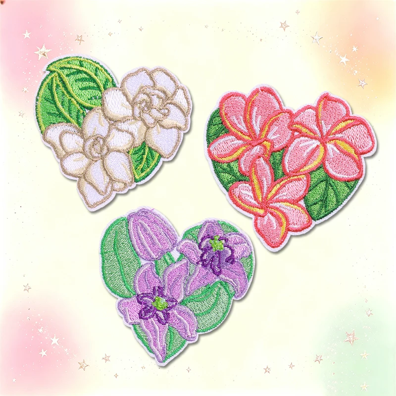 Motivos bordados con acabado decorativo